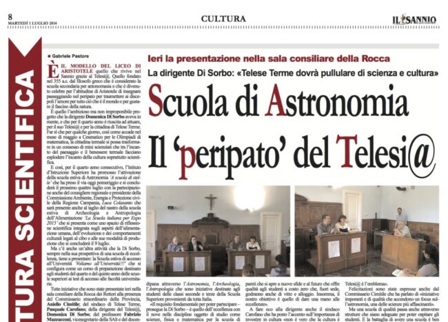Il Sannio Cultura-1 luglio 2014 ss Il Sannio Cultura luglio ss
