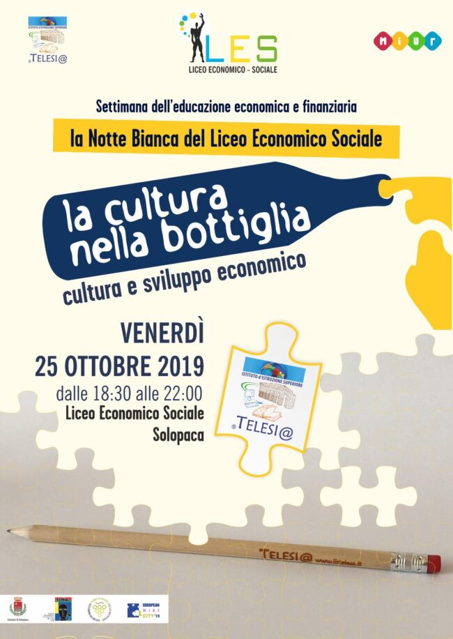 IIS Telesi@ – Notte Bianca del LES “La Cultura nella Bottiglia”